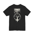 Grim Reaper CRNKD Graphic Tee – Gothic Scythe Skull Backprint