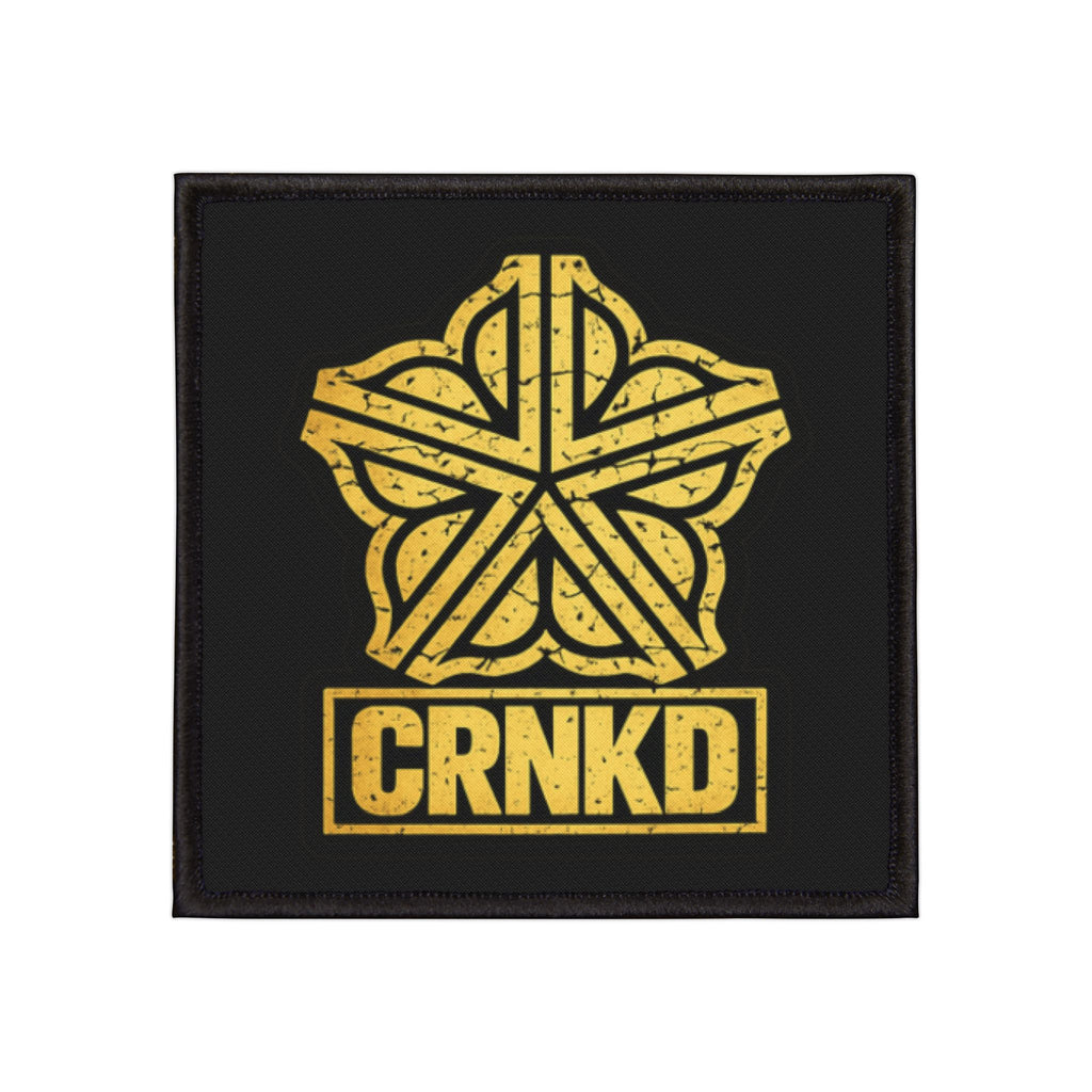 CRNKD 585 Gold Emblem Iron-On Patch