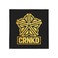 CRNKD 585 Gold Emblem Iron-On Patch