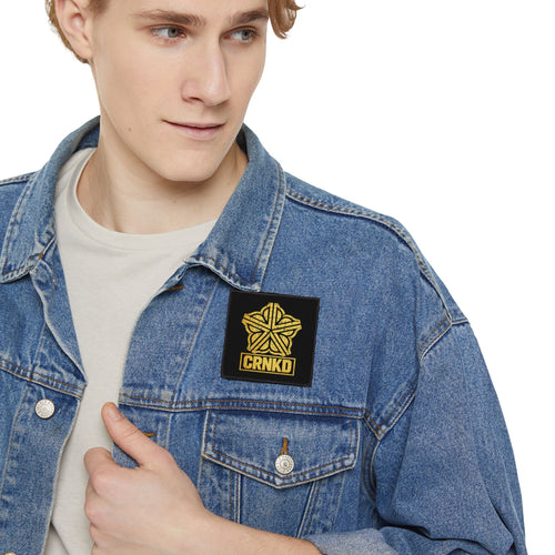 CRNKD 585 Gold Emblem Iron-On Patch