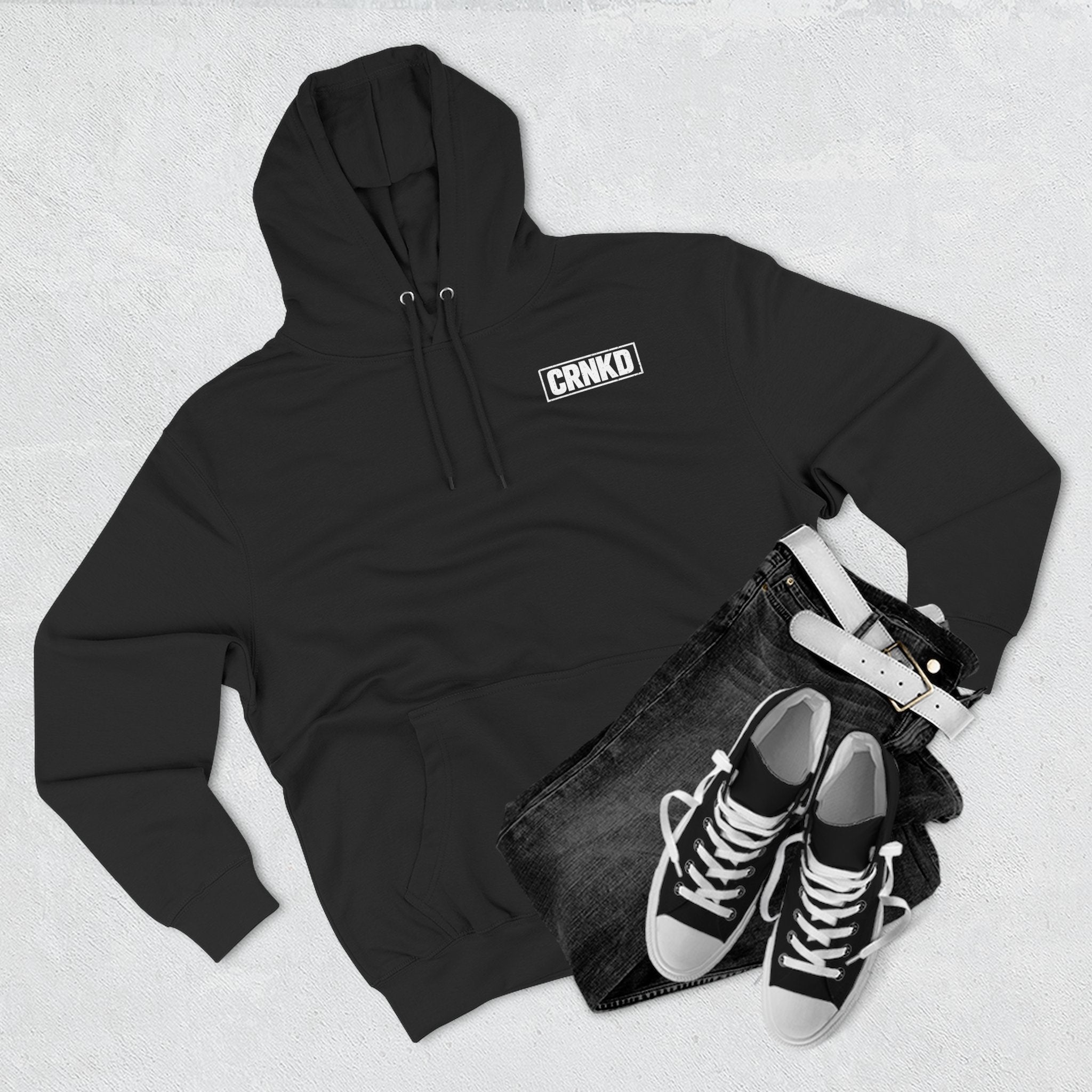 Dead Rats Tell No Tales Hoodie — Graphic Black Fleece Pullover