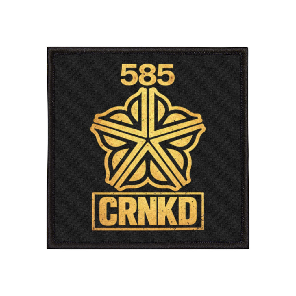 CRNKD 585 Gold Emblem Iron-On Patch