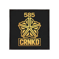 CRNKD 585 Gold Emblem Iron-On Patch